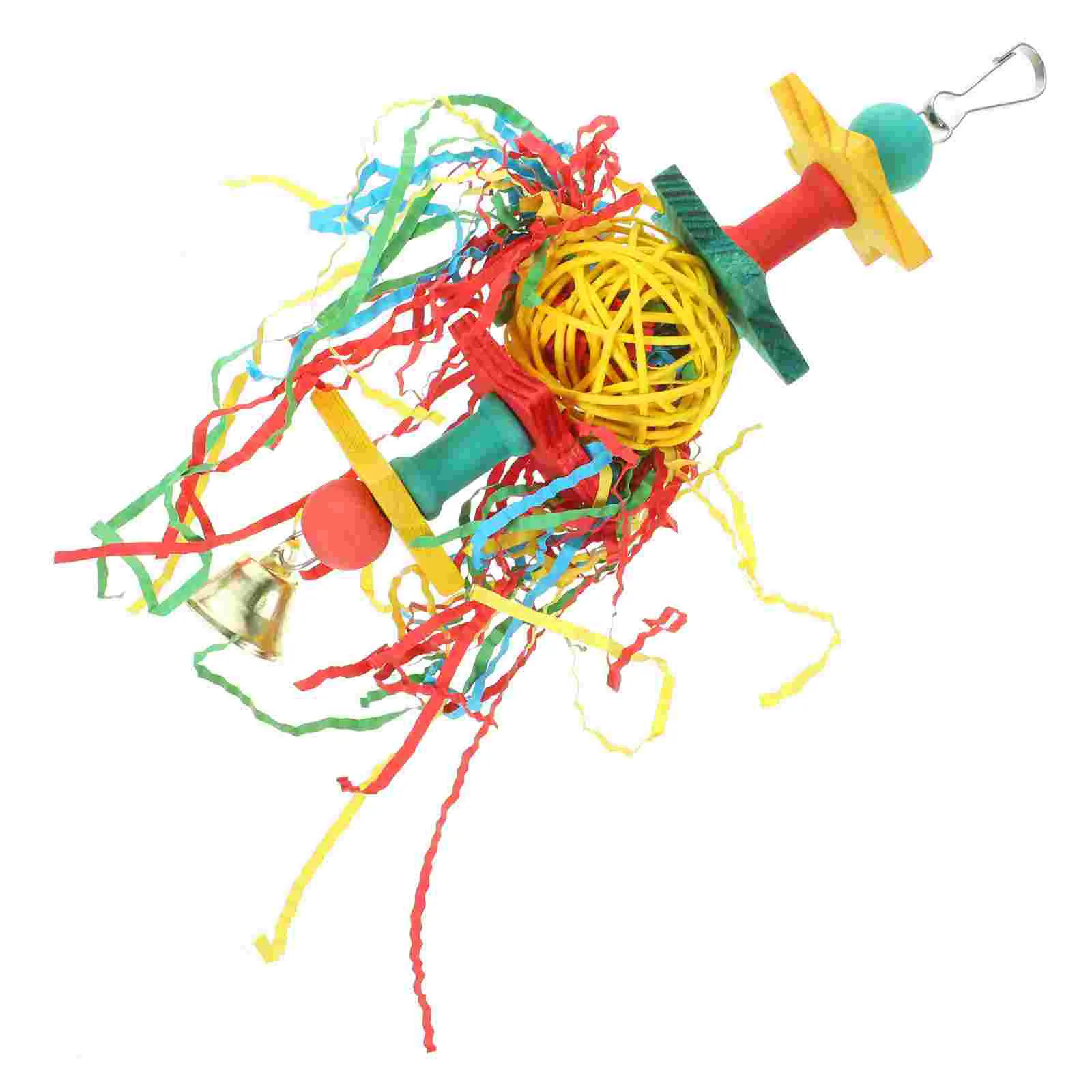 

Жевательная игрушка для домашних животных, попугай, искусственный попугай, клетка для кусания, деревянное подвесное украшение