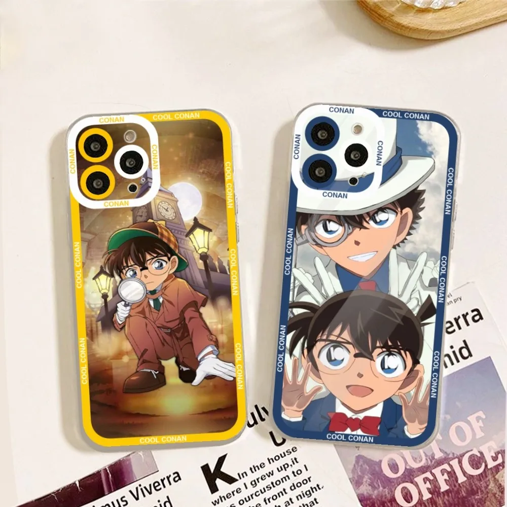 

Anime Detective Conan Phone Case Phone Case For IPhone 11 12 13 Mini Pro Max 14 Pro Max Case Shell Funda Cover