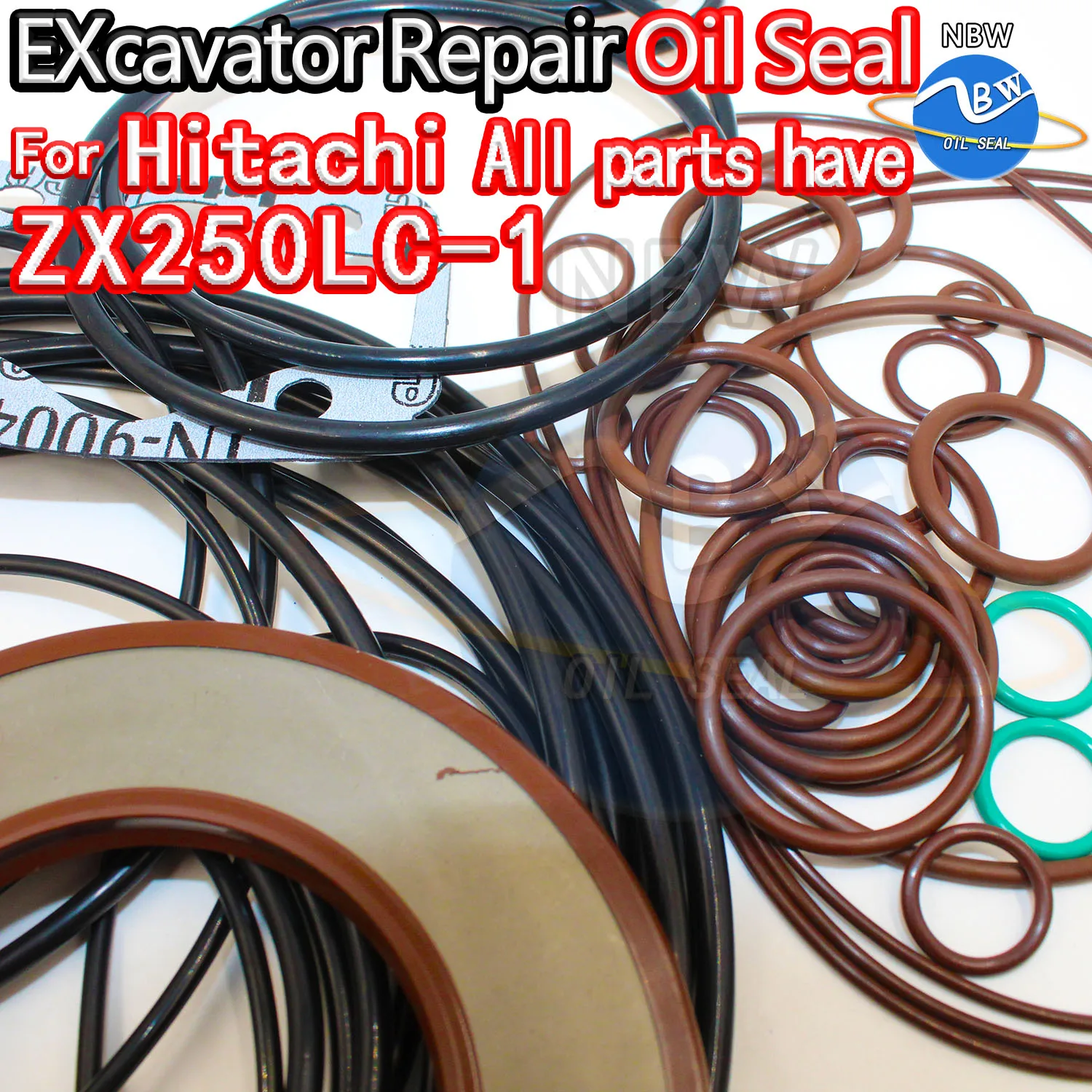 

For HITACHI ZX250LC-1 Excavator Oil Seal Kit High Quality Repair ZX250LC 1 Control Pilot Valve Blade TRAVEL MOTOR Joystick BOOM