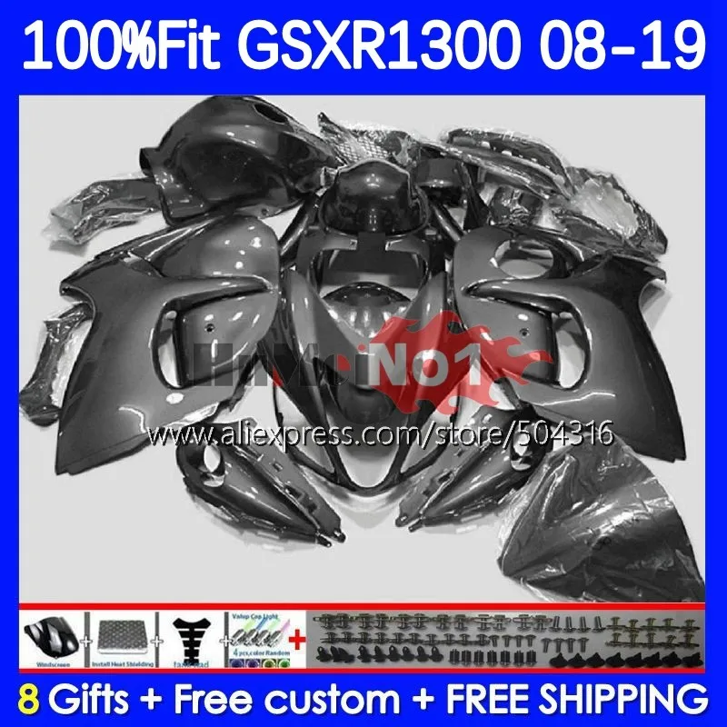 

GSXR-1300 For SUZUKI Hayabusa GSXR 1300 CC 30No.147 glossy grey GSXR1300 08 09 10 11 12 13 2014 2015 2016 2017 2018 2019 Fairing