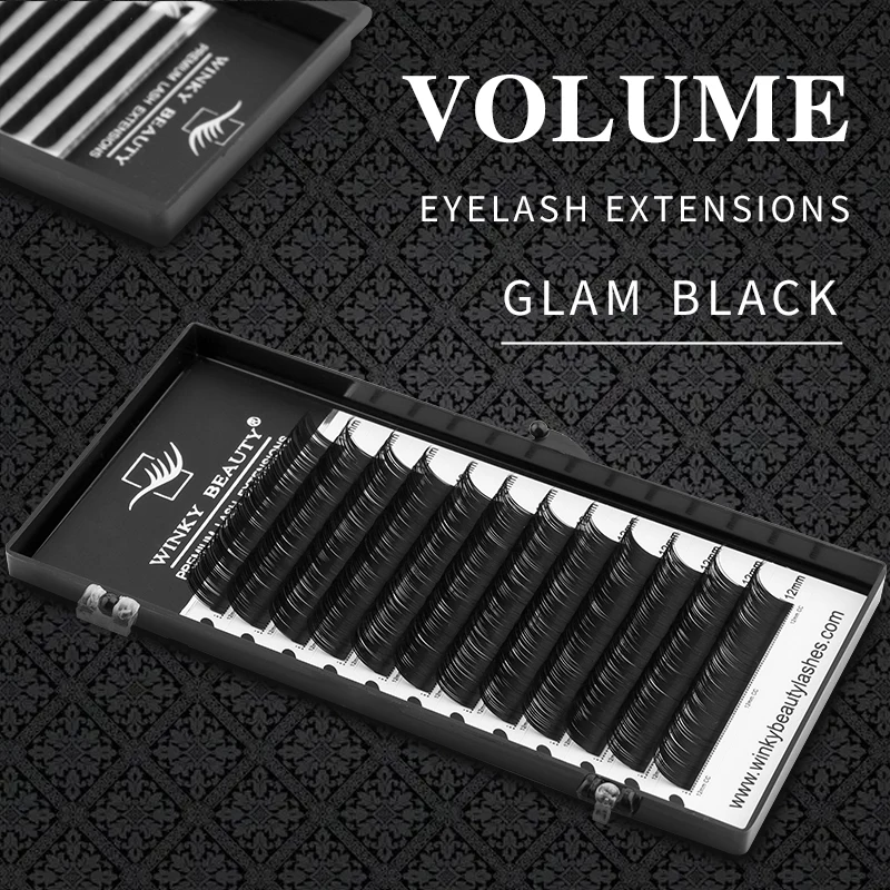 

Winky Beauty Individual Eyelash Extension B/C/CC/D Faux Mink Cilias Soft Eye Lash Extension 3D Russian Volume Lashes Makeup