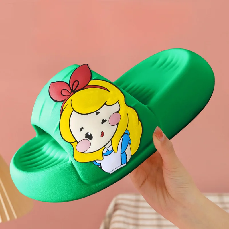 Women's Sandals Platform Non-slip Bathroom Shoes Fashion Outdoor Female Slippers Summer Sticker Thick Sole Soft Men Beach Shoes