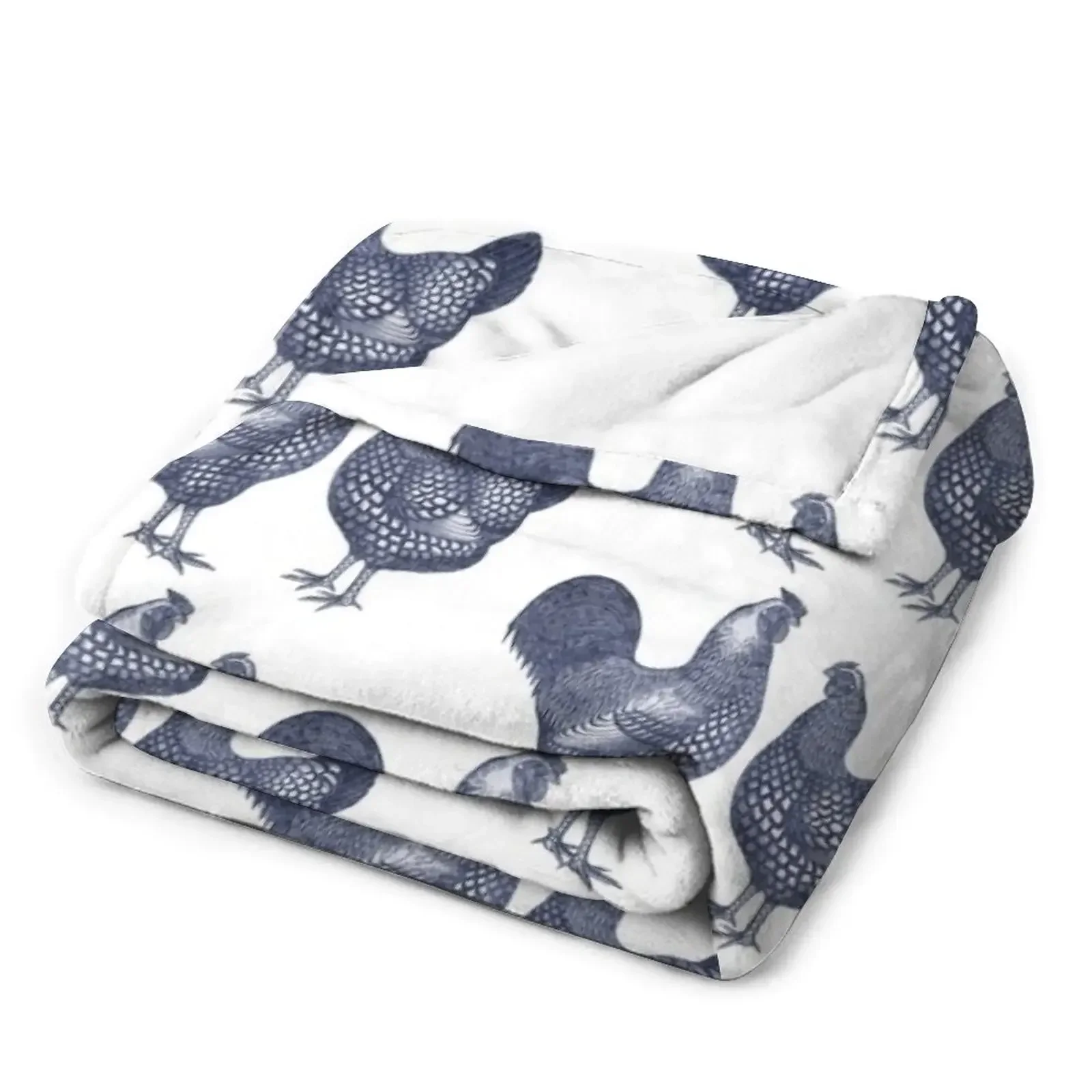 Синее одеяло Wyandotte для цыплят кур и петух летнее постельное белье гигантские