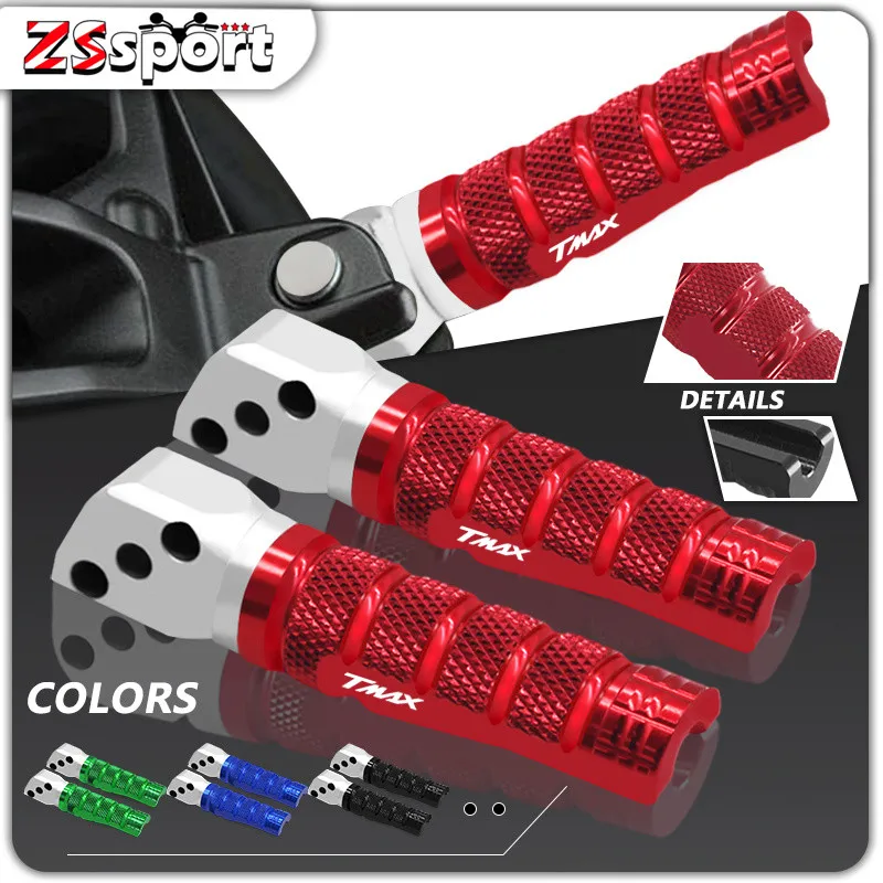 

tmax New Motorcycle Accessories Rear Passenger Foot Peg Rear Footrests Pedals For YAMAHA TMAX530 TMAX560 2012-2021 2022 2023