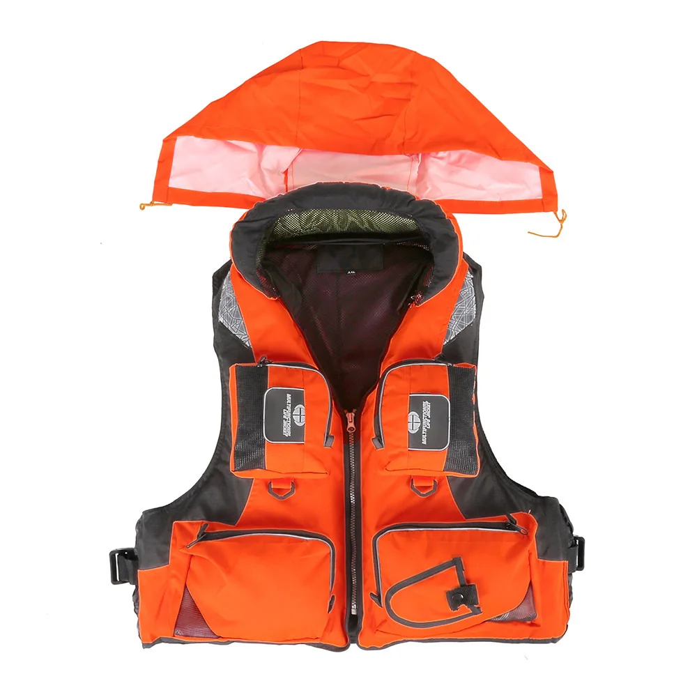 

L-XXL Men Women Fishing Life Vest Outdoor Water Sports Safety Life Jacket For Boat Drifting Survival Swimwear Colete Salva-Vidas