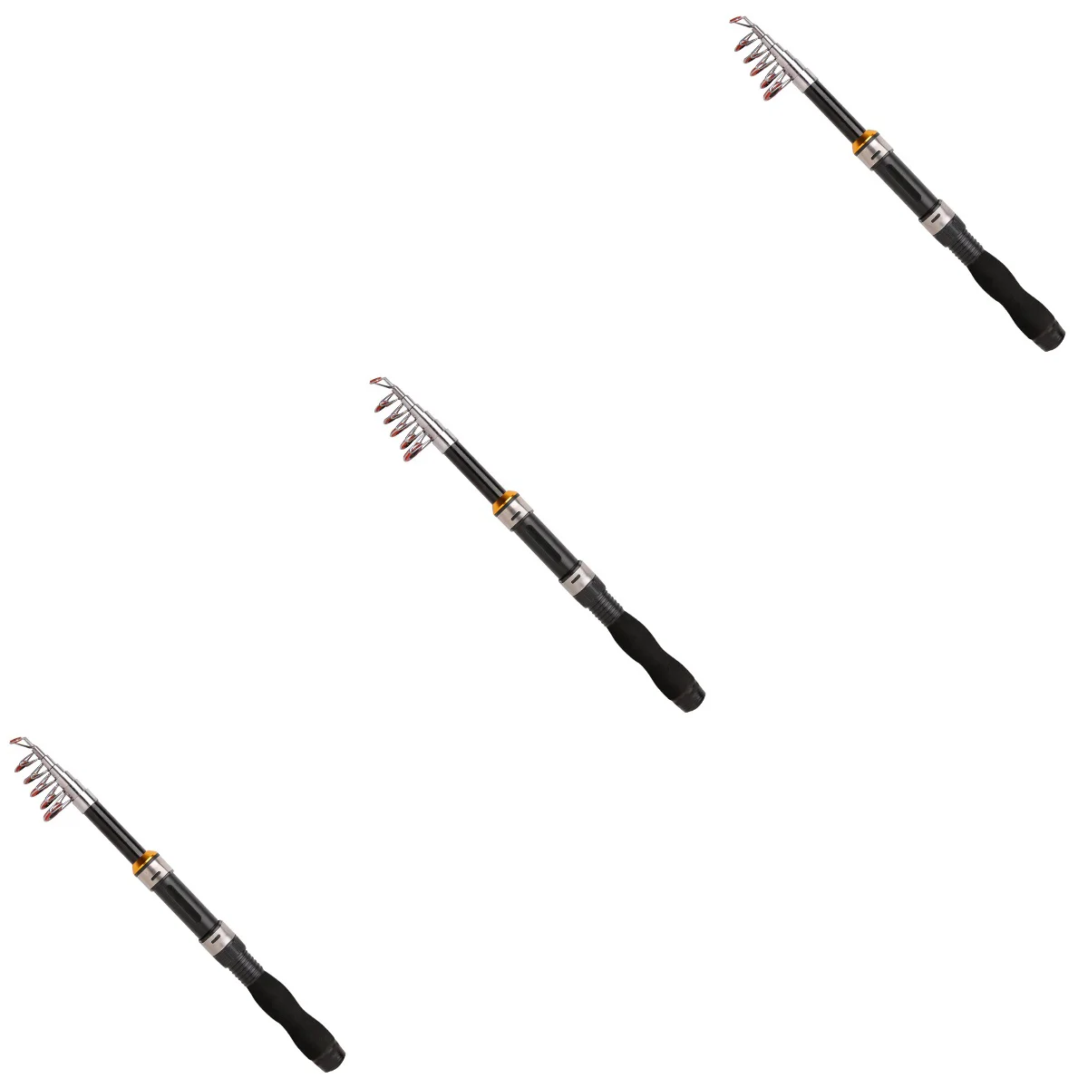 

3pcs Outdoor Mini Fishing Rod Wear-resistant Fishing Rod Miniature Fishing Pole Practical Fishing Rod