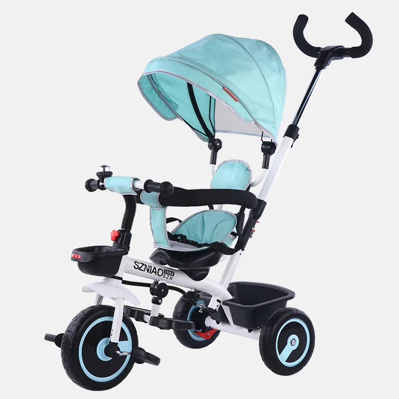 Children's Tricycle Multifunction Bike Three Wheel Car Baby Stroller Bicycle Kids Outdoor Pedal Trike for 1-6 Years Old