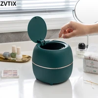 fashionable office dustbin creative luxury trash can mini bedside tea table small garbage cans wastebasket the goods for kitchen