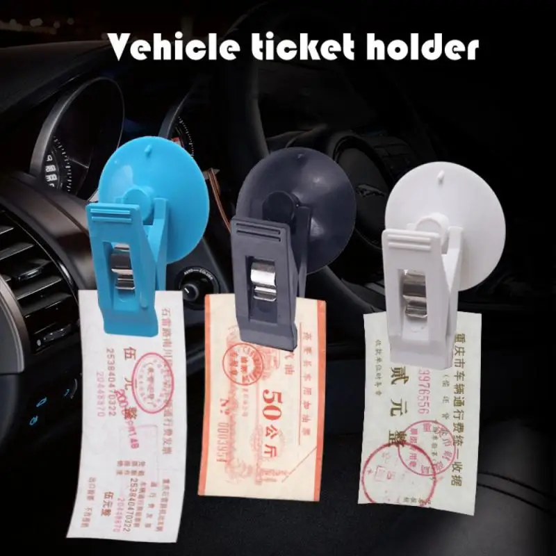 

2pc Fixing Tools Suction Cup Plastic Car Window Mount Suction Clip Bill Holder Card Clamp Auto Towel Ticket Fastener Suction Cup