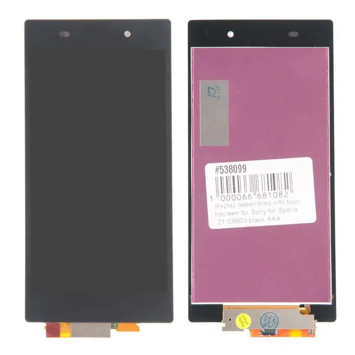 дисплей в сборе с тачскрином для Sony Xperia Z1 (C6903) черный |