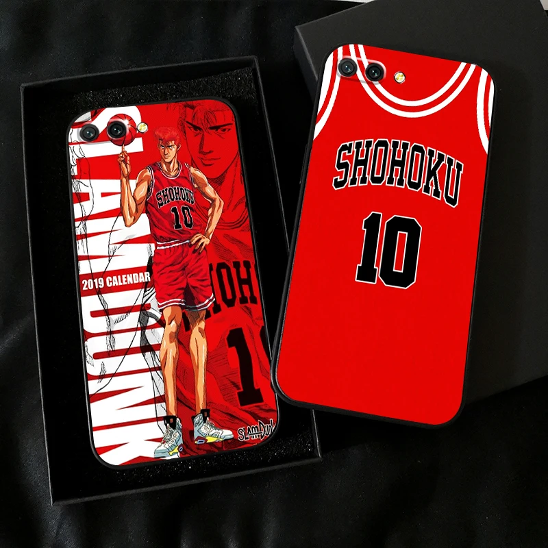

SLAM DUNK For Huawei Honor 10X 9X Lite Pro For Honor 10 10i 9 9A Phone Case TPU Liquid Silicon Black Carcasa Soft Back