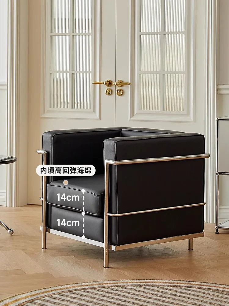 Диван Sicily Italian Corbu LC3 Bauhaus диван-кресло черное мягкое сиденье