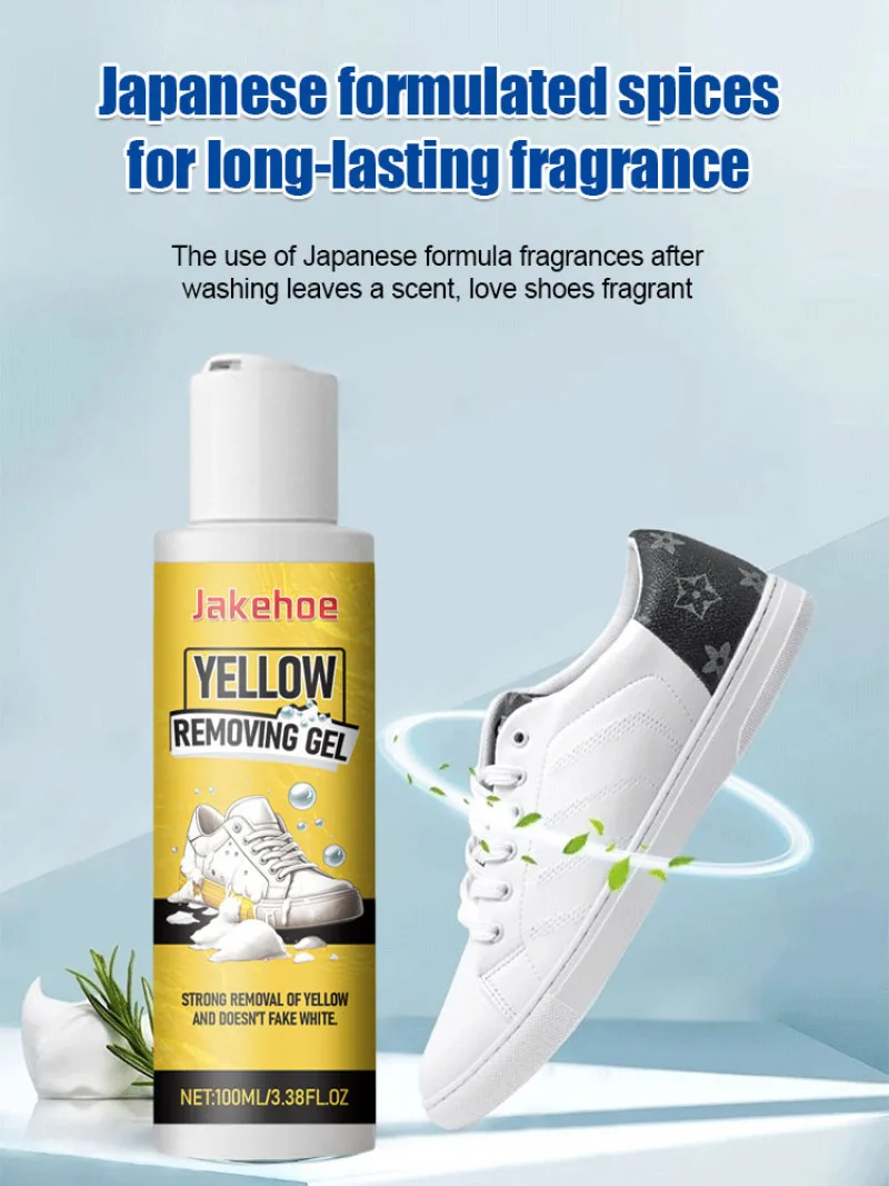 Белый гель для очистки кроссовок и осветления