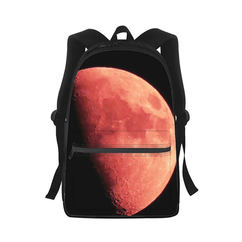 art moon Men Women Backpack 3D Print Fashion Student School Bag Laptop Backpack Kids Travel Shoulder Bag