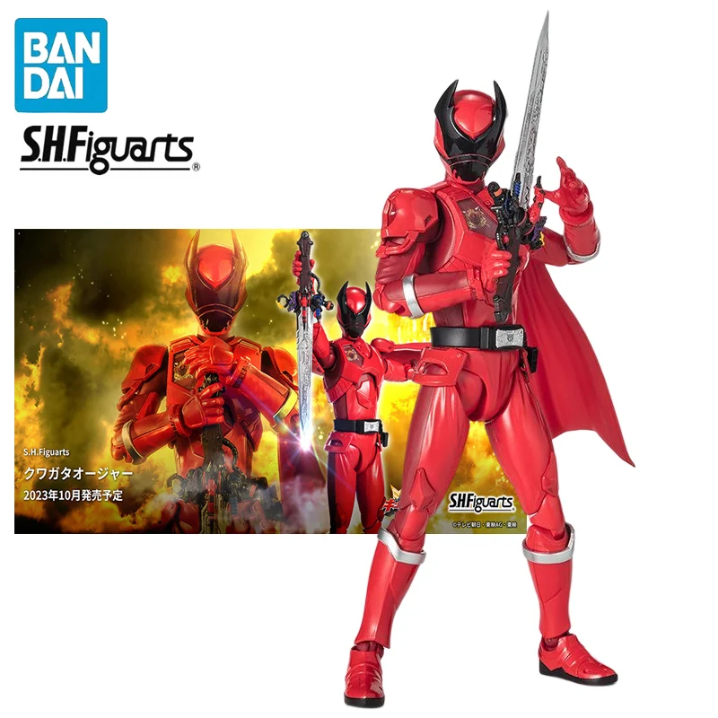 

Original BANDAI S.H.Figuarts Ohsama Sentai King-Ohger KUWAGATA OHGER Ver. PVC 145MM Anime Action Figures Model Collection Toy