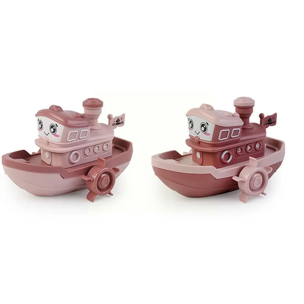 Baby Bath Toys For Kids Baby Shower Cruise Ship Clockwork Boat Toy Swimming Pool Shower Children Kids Water Toy Gift A2M2