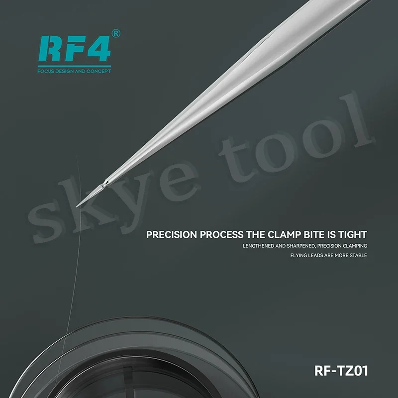 RF4 RF-TZ01 Очень острый пинцет из нержавеющей стали высокая точность для ремонта