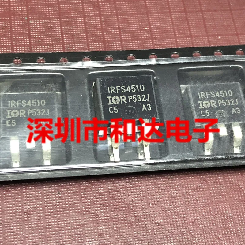 

10 шт. IRFS4510 TO-263 100V 61A
