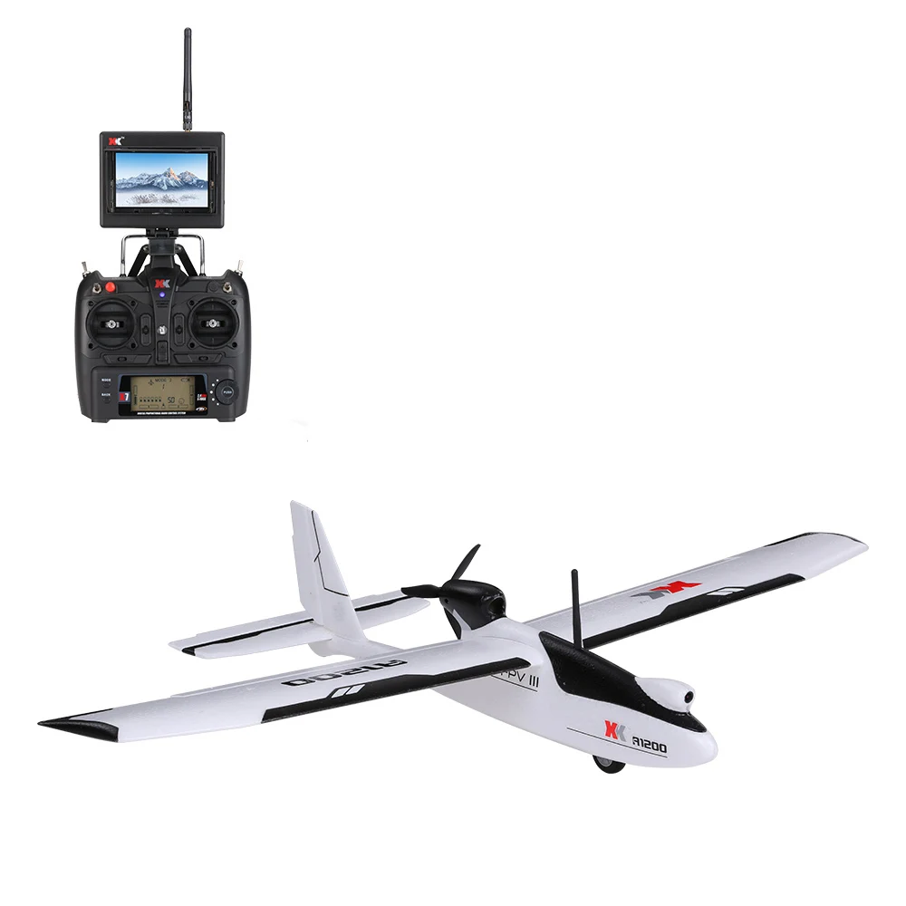 

Global drone WLtoys GWXKA1200 3D6G Brushless Motor Fixed-wing Airplane 5.8G FPV 6CH S-FHSS EPO RC Airplane Glider RTF vs k123