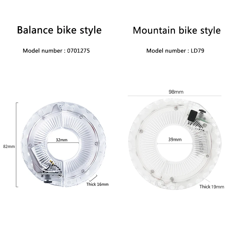 Детский Светильник для спиц велосипеда подсветсветильник горного детский