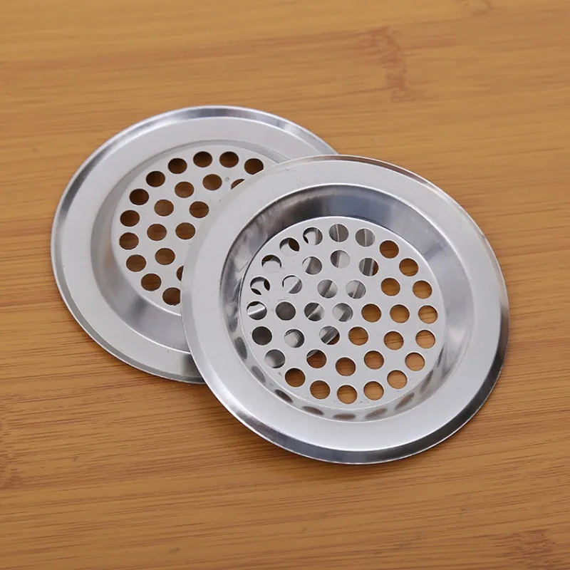 

3Pcs 6CM/7.5CM Round Floor Drain Covers Bathroom Supplies Tone Stainless Steel Brushed Floor Drain Covers