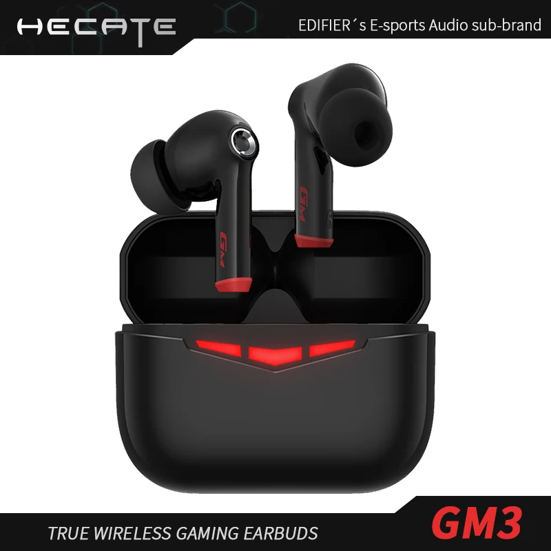 

HECATE by Edifier GM3 TWS Wireless Earphones Bluetooth 5.2 Headset Noise Cancelling Microphone 60ms Low Latency Gaming Earbuds