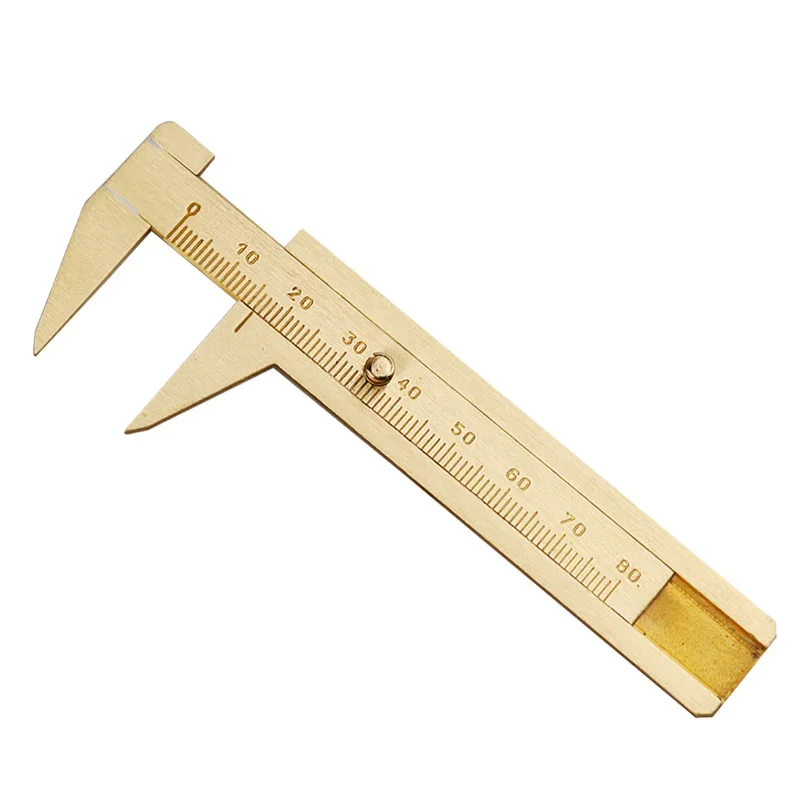 

Новый 0 ~ 80 мм 3,2-дюймовый мини-суцільный латунный скользящий калибр с двойной шкалой, штангенциркуль, портативный инструмент, канцелярские принадлежности с острым носом