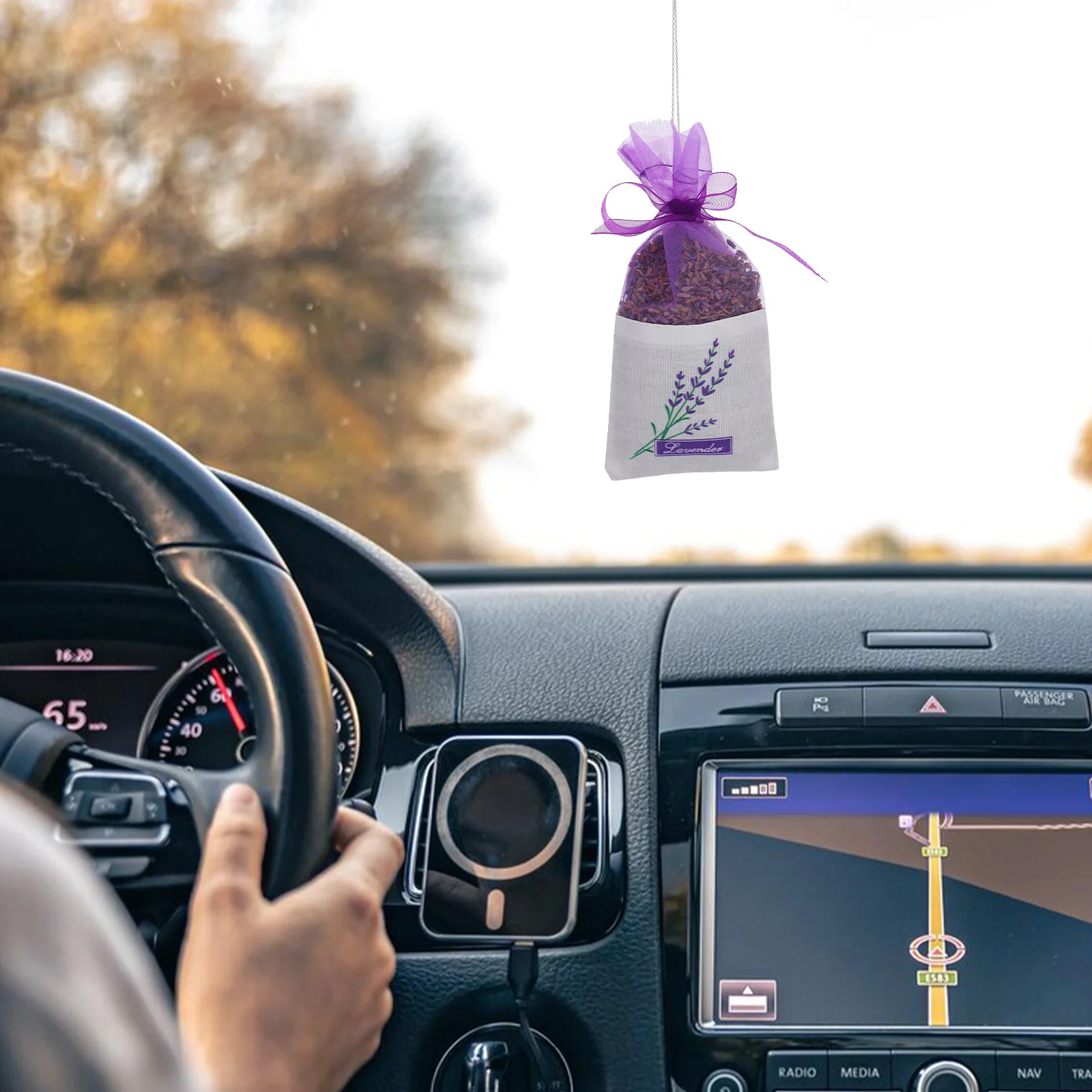 30 шт. пакеты с ароматом лаванды ароматный саше лента бутоны роз держатели для