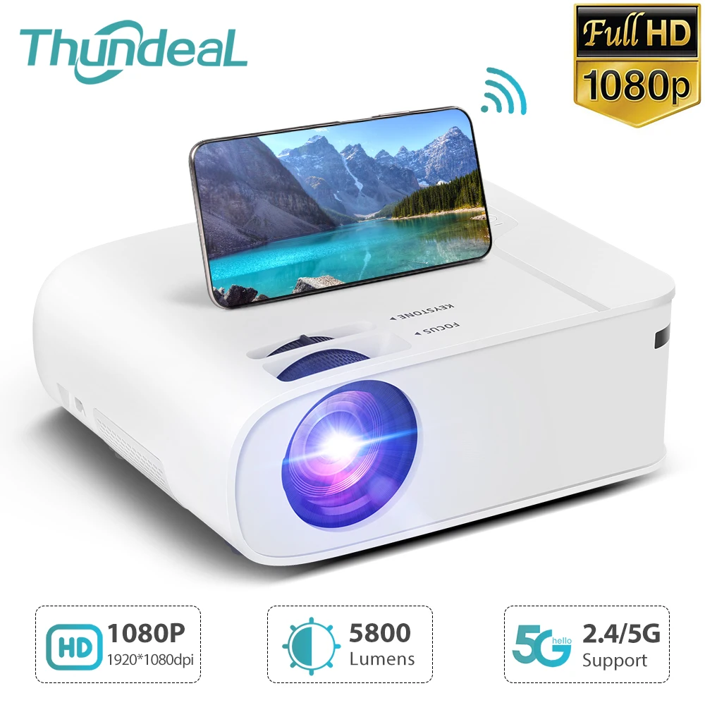 

Мини-проектор ThundeaL TD93 1080P, Full HD, Wi-Fi, Android, 2K, 4K