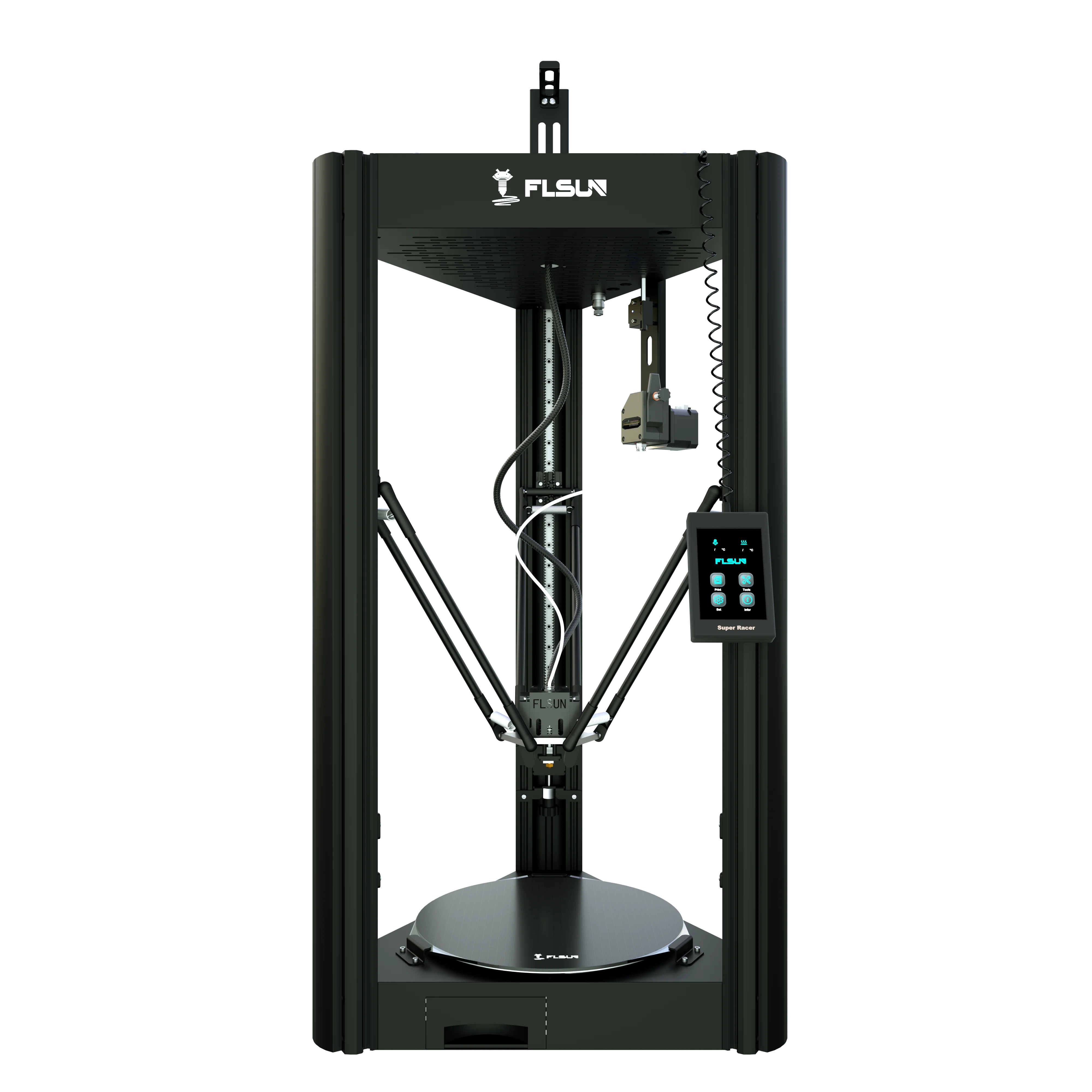 

3D принтер FLSUN SR Super Racer Delta, 200 мм/с, высокоскоростная печать, автовыравнивание, сенсорный экран, большой размер печати 260*260*330 мм