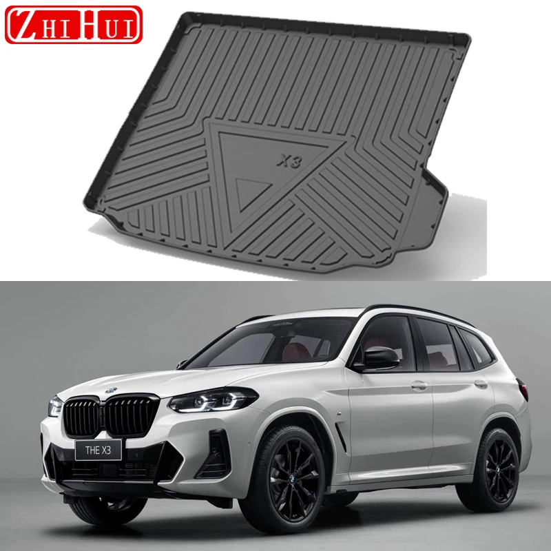 

Car Styling Rear Trunk Liner Cargo Boot TPO Trunk Mat Floor Tray Mud Kick Carpet For BMW X3 G01 Accessories