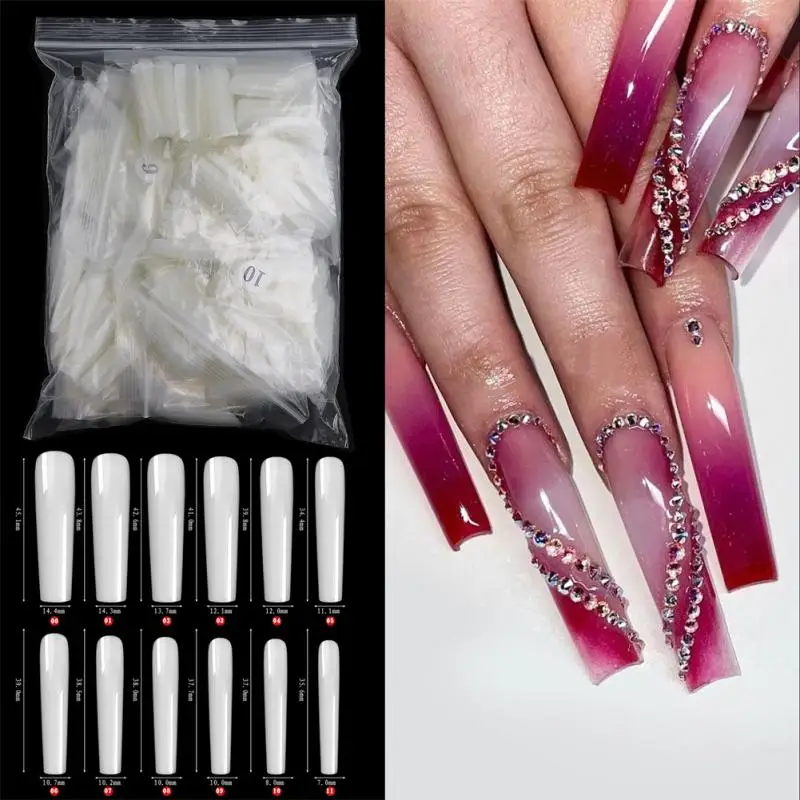 

504 шт., накладные ногти квадратной формы для дизайна ногтей