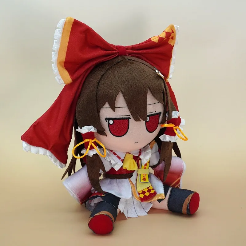 Фото Аниме-игра TouHou Project: Мягкая хлопковая кукла Хакурей Рейму (версия Макука Сай) для косплея, кавайная, с фумо-элементами. Игровые фигурки для переодевания в подарок №5