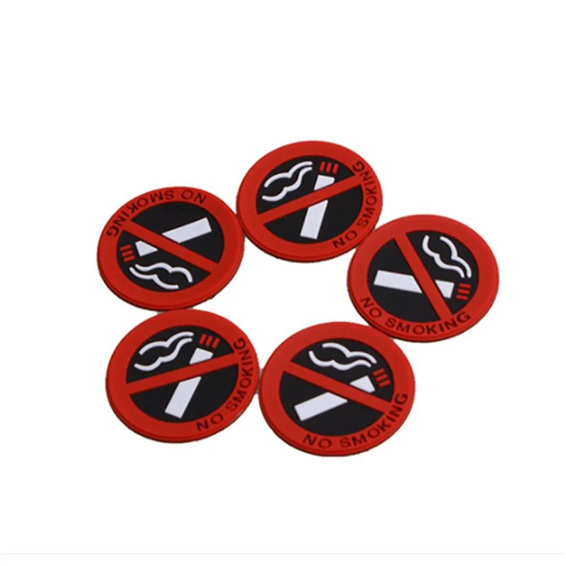 

1 шт., наклейки на автомобиль «не курить», 5 см