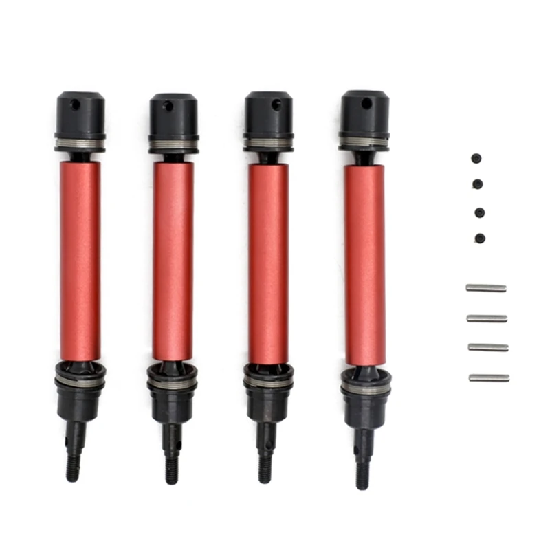 

4Pcs Front and Rear Drive Shaft CVD for Arrma 1/10 Granite Senton Big Rock Vorteks Typhon Upgrade Parts