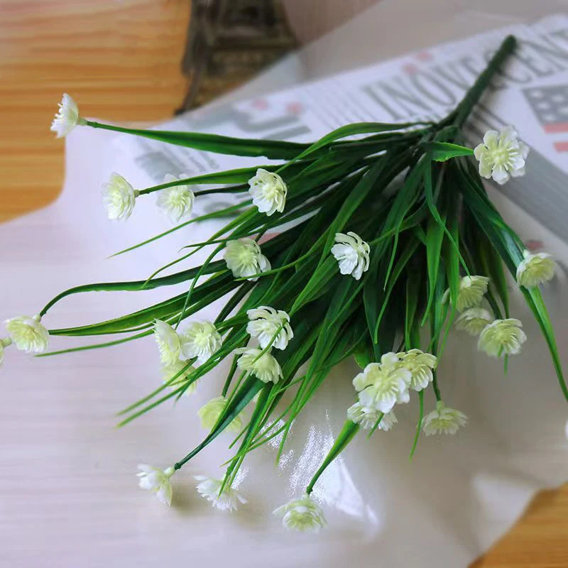1 шт. мини-Цветочная головка искусственная пластмассовая трава цветы для