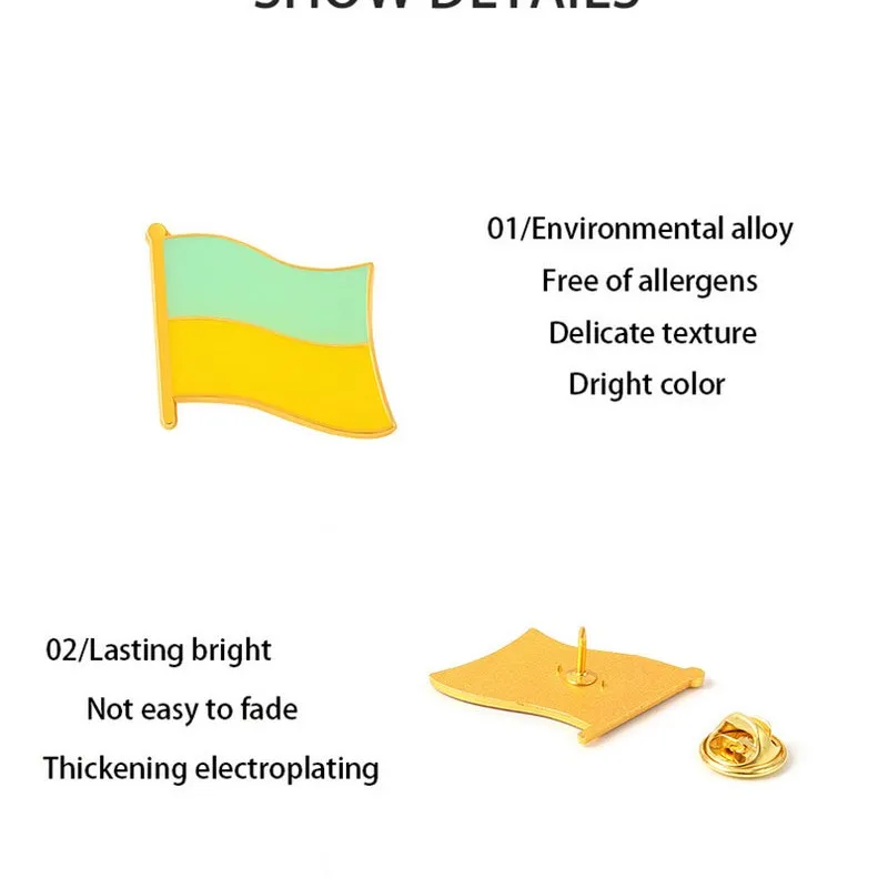 Броши на заказ простые значки лацкан украшения мира и любви подарок для друзей