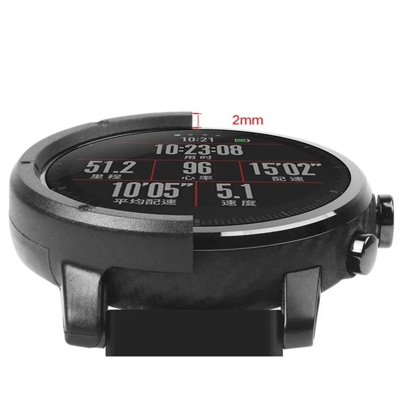 Смарт-часы Huami Amazfit Stratos 2/2S тонкий чехол для ПК защитный экрана смарт-браслет