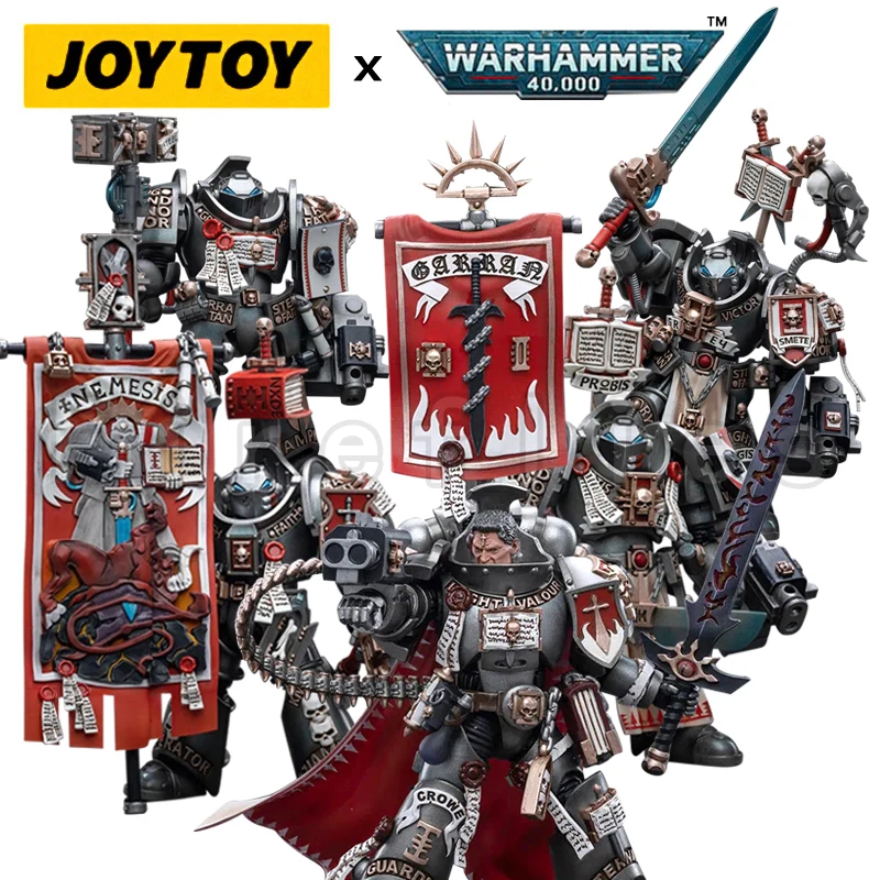 40k Grey Knight Terminator Squad Castellan Crowe Anime Model Toy Free Shipping