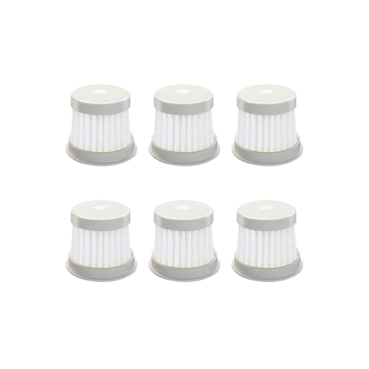 

6Pcs HEPA Filter for ZC401F Mite Removal Instrument Vacuum Cleaner Parts Accessories