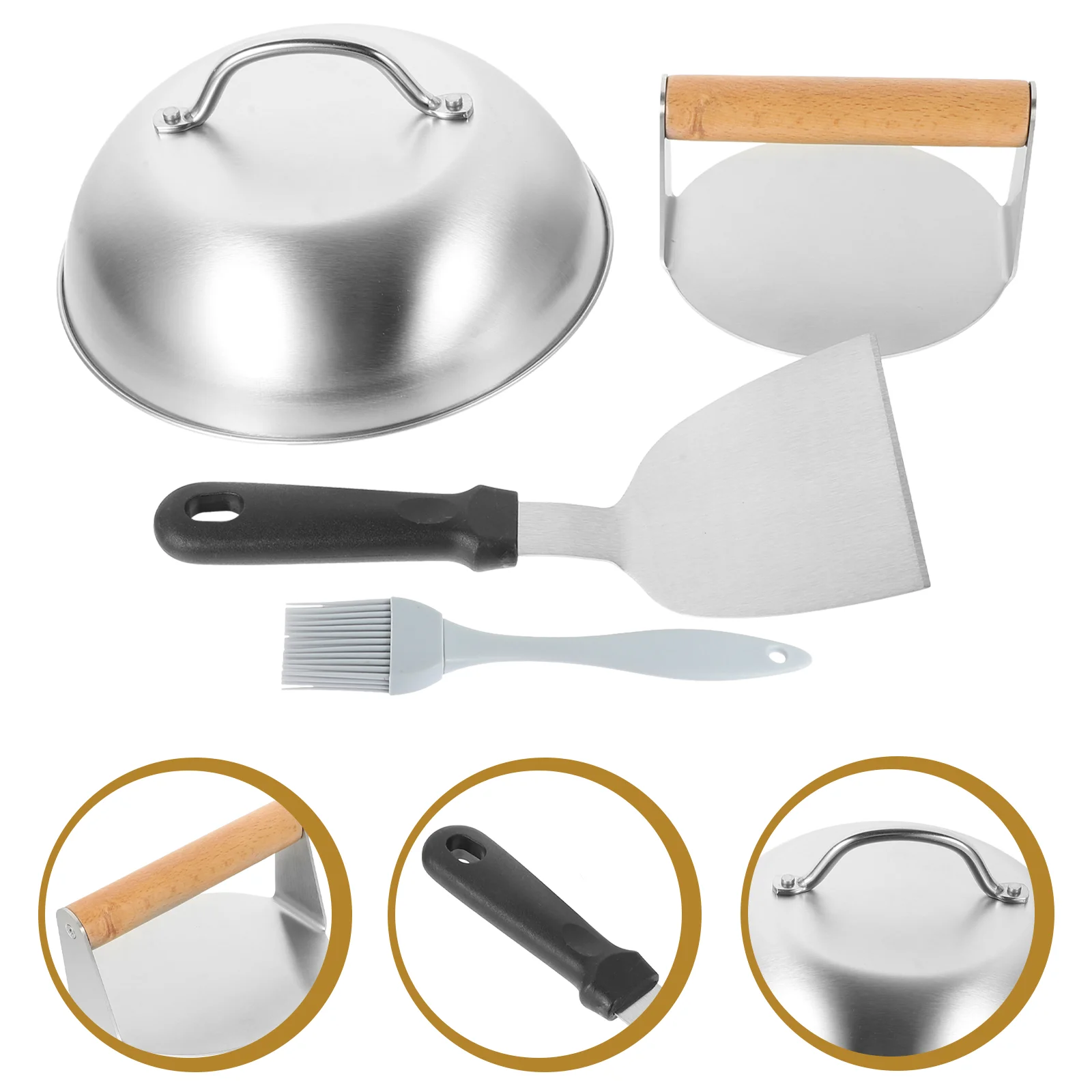 

Tools Home Pressing Meat Cooking Making Handle Burger Kitchen Gadget Patty