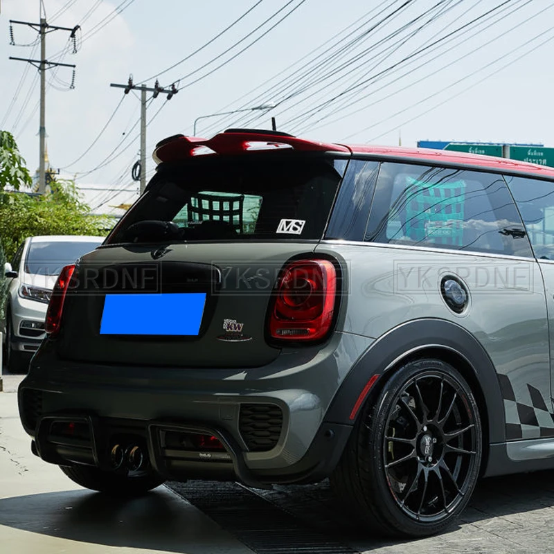 Диффузор для заднего бампера JCW Mini F56 Style 2015-2022 отделка диффузора из углеродного