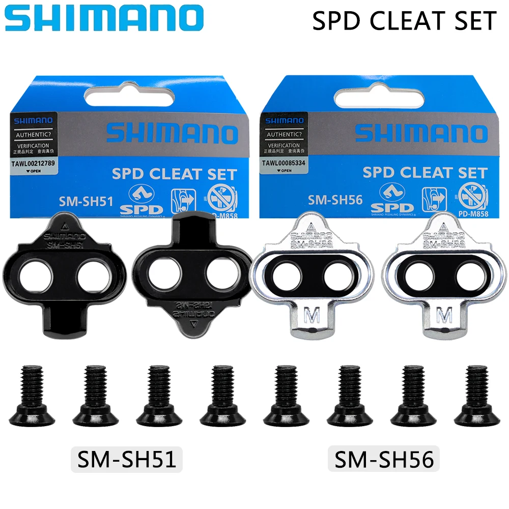 SHIMANO SPD SM-SH56 SH51 Шипы для педалей MTB велосипеда Одиночные многосъемные шипы