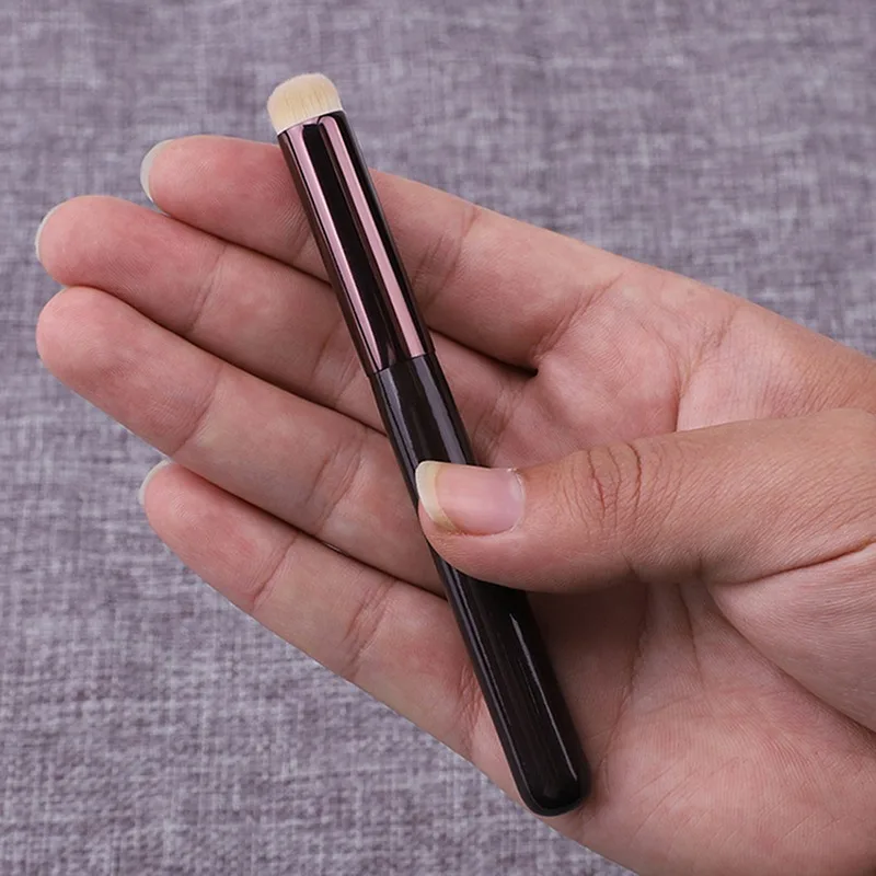

Kumo Mini Makeup Brushes Round Precision Concealer Brush Fingertip Makeup Brush Tools Super Soft Lipstick Matte Smudge Brushes