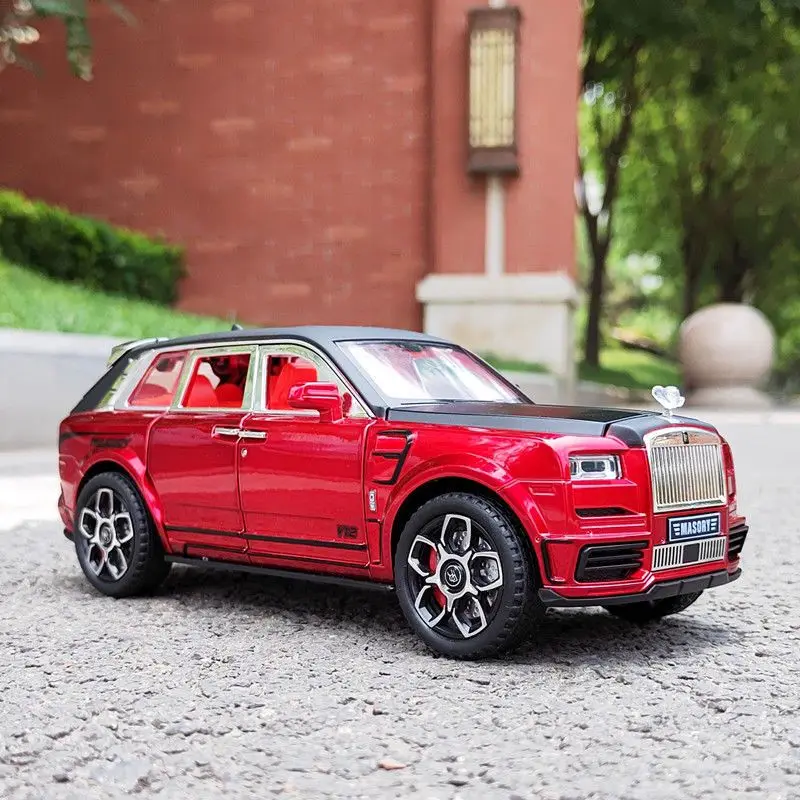 

1:32 модель автомобиля Rolls Royce Cullinan Masory SUV из сплава, роскошная модель автомобиля, металлическая Игрушечная модель автомобиля, имитация звука и фотоаксессуары, подарок