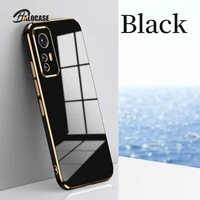 luxury plating phone cover for xiaomi 12 pro case for xiaomi mi 12 mi12 12pro 12x mi 11 lite 10 t pro lite square silicone case
