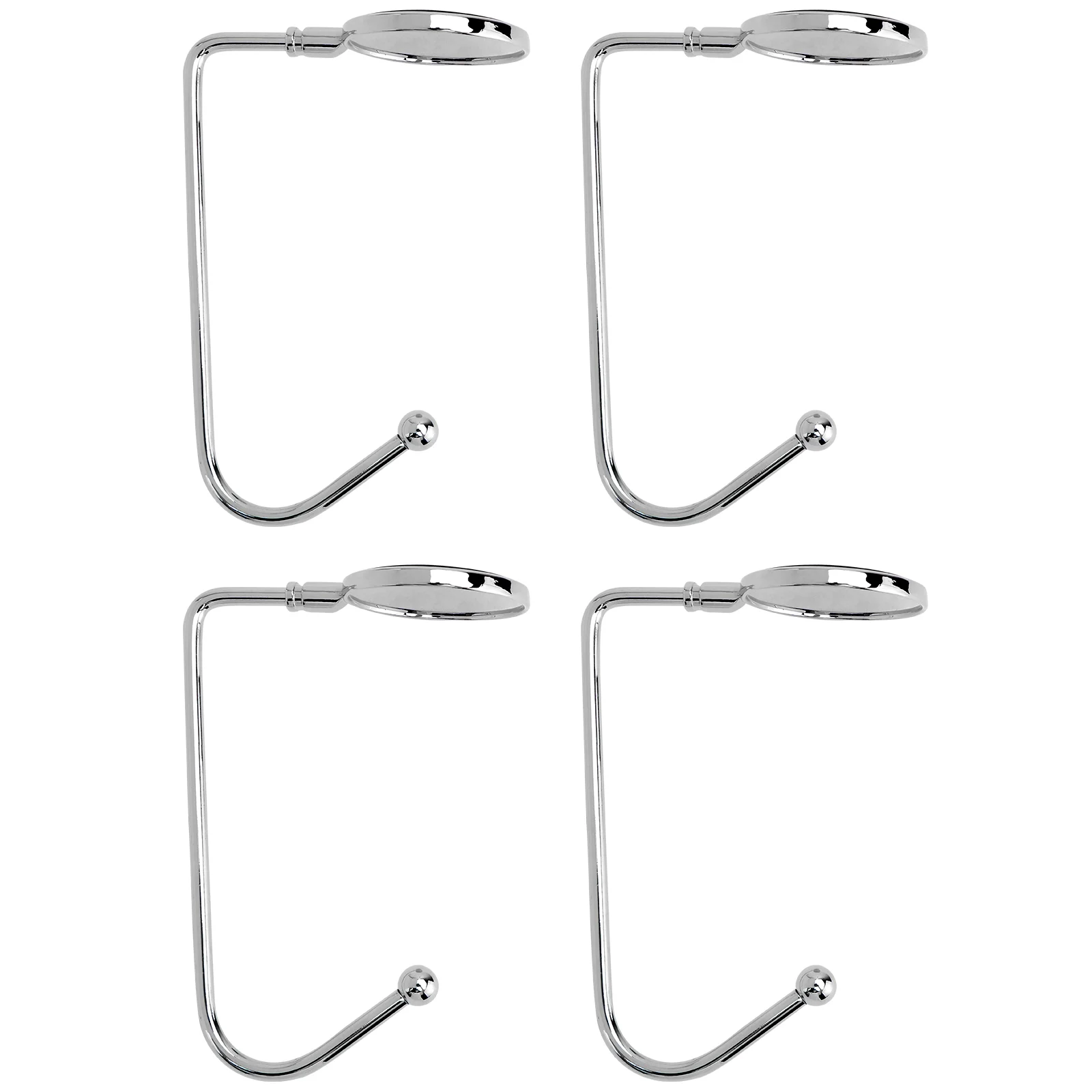 

4 Purse Hooks Round Christmas Stocking Holders Hooks Hangers for Table