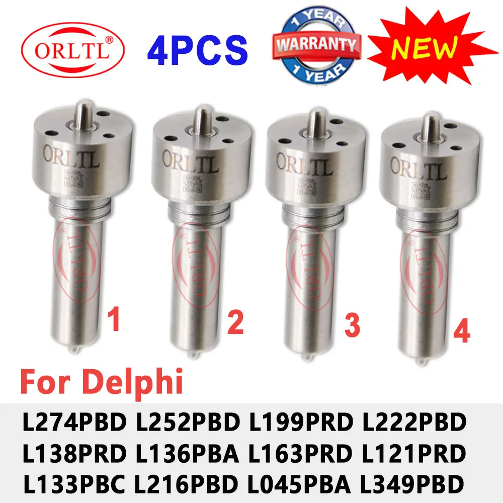 4 шт. Новое L274PBD L252PBD L199PRD L222PBD Сопло L138PRD L136PBA L163PRD L121PRD Инжектор L133PBC L216PBD L045PBA L349PBD