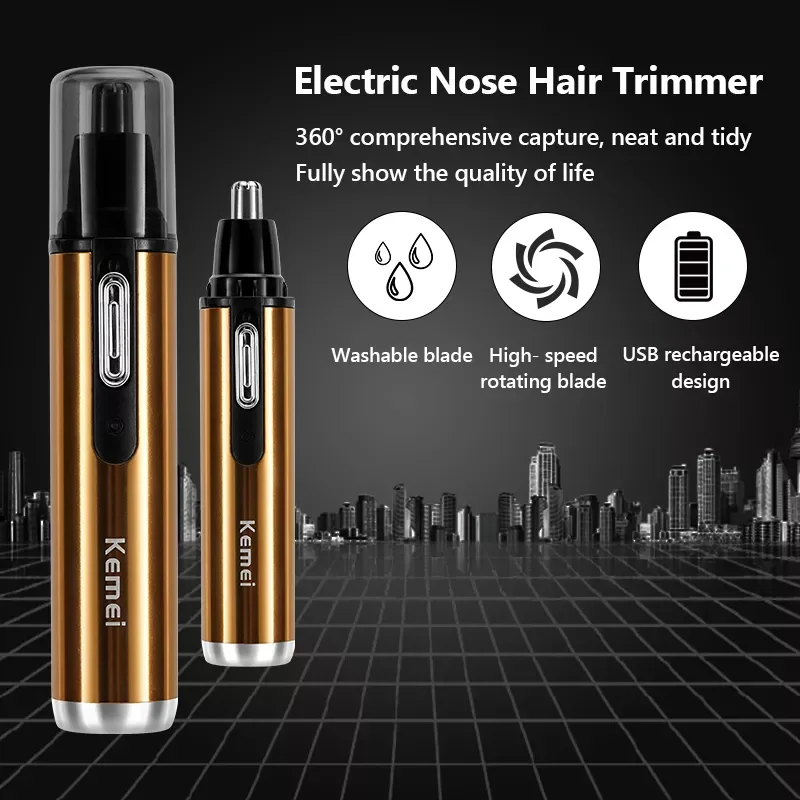 New in Rechargeable Ear Eyebrow Beard Shaver  Face Hair Cutter  Ear Nose Hair Trimmer Multifunctional Hair Remover free shipping