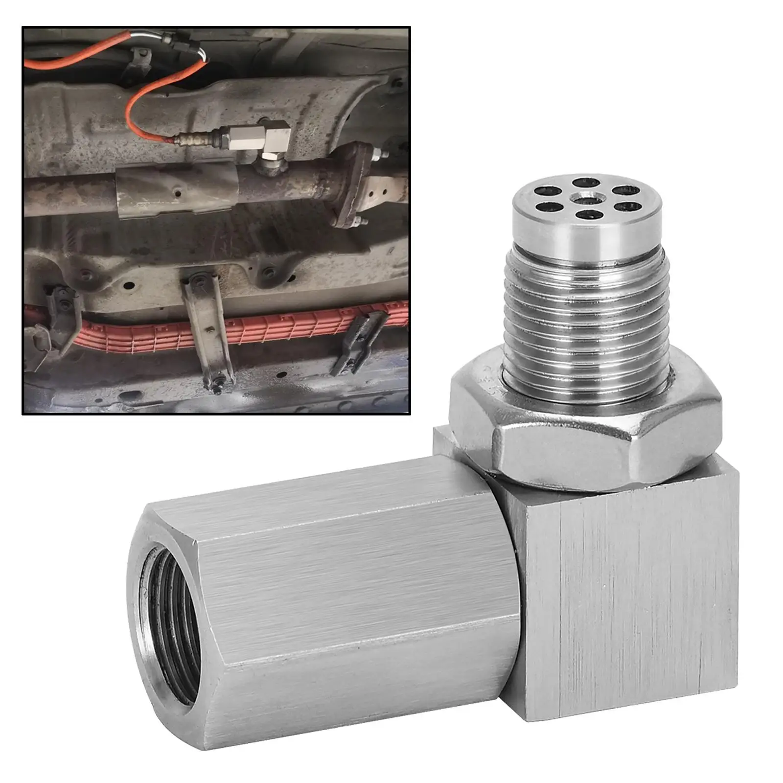 

2xUniversal Oxygen Sensor Extender Spark Plug Adapter 90 Degree Accessories